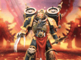 a video game character with a skull on his chest and a sword