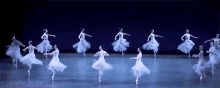 a bunch of ballerinas are dancing on a stage with the words aurelie-dupont tumblr visible