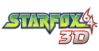 a logo for starfox 3d with a star in the center