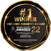 # 1 winner wedding industry award sunshine coast isew4u alterations & dressmaking bridal gown alterations