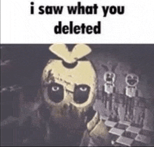 i saw what you deleted is a meme of a cartoon character .