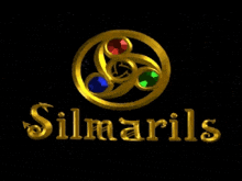 a black background with a gold logo that says silmarils on it