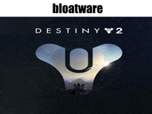 a poster for a video game called destiny v 2