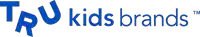 a blue logo for tru kids brands tm