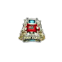 a cartoon robot wearing a red hoodie that says dig 999 pay day