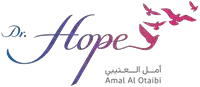 a logo for dr. hope shows birds flying in the air