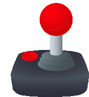 a video game controller has a red button on the bottom