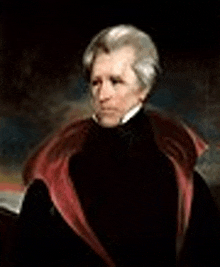 a painting of a man with gray hair wearing a black coat and a red collar .