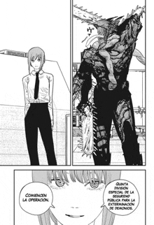 a man and a woman are standing next to each other in a manga .