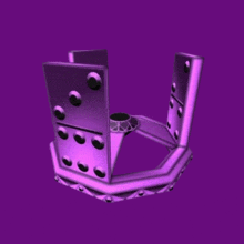 purple dominoes on a purple background with a purple background