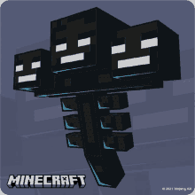 a minecraft logo with a skeleton and the year 2021