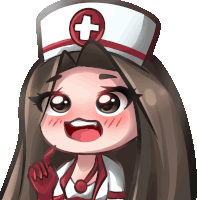 a nurse with a red cross on her hat