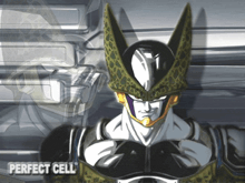 a picture of a perfect cell with a shadow behind him