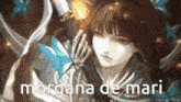 morgana de mari is the name of the girl in this painting