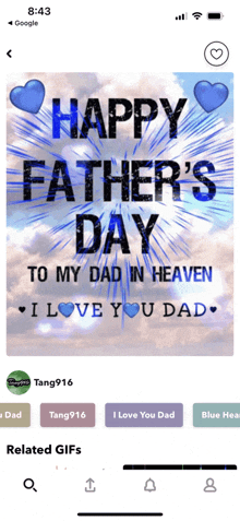 a happy father 's day to my dad in heaven