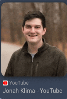 a picture of a man with youtube written on the bottom