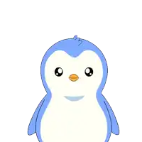 a cartoon of a penguin with its mouth wide open