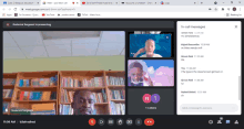 a screenshot of a google video call shows a man named roderick