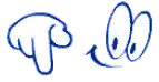 a drawing of a person 's hand with a smiley face on it .