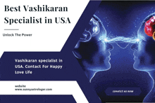 a poster advertising a vashikaran specialist in usa