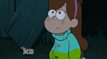 a cartoon character from disney xd is being held by a hand