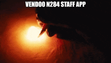 a picture of a person 's mouth with the words vendoo n284 staff app written on it