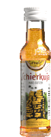 a bottle of schierkuja harz-glitter with a picture of a pyramid on the label