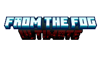 a logo for a video game called from the fog