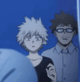 a man and a girl are standing next to each other