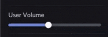 a phone screen shows the user volume slider