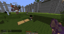 a screenshot of a minecraft game with a player named elliwarxxc on the screen