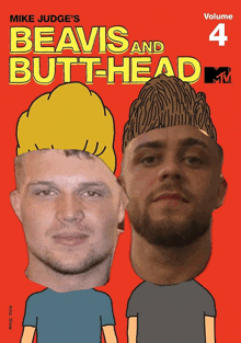 a poster for mike judge 's beavis and butthead