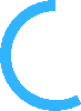 a blue circle on a white background with a gradient in the middle .