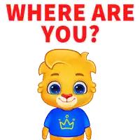 a cartoon bear is scratching his head while asking where are you