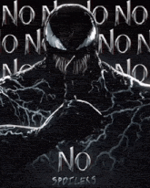 a poster for venom 2 says no spoilers on it