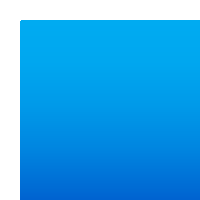 a blue square on a white background that looks like a gradient .