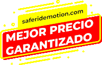 a red and yellow sign says mejor precio garantizado