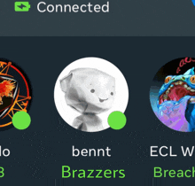 bennt brazzers and ecl w breach are some of the names displayed