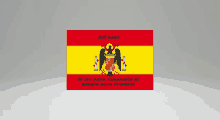 a spanish flag with the words xii band on the bottom right