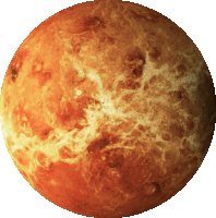 a close up of a planet that looks like venus