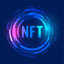 the word nft that is in a circle