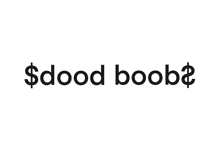 a logo that says $ dood boob on it