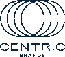 a pixel art logo for centric brand shows a circle with the letter c in the middle .