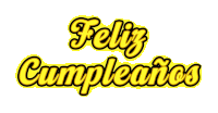 a yellow sign that says feliz cumpleanos