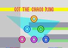 a video game that says got the chaos ring on the bottom