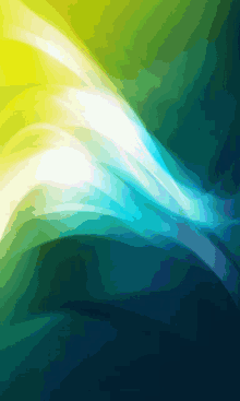 a blue and green background with a white swirl