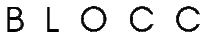 a black and white logo that says blocc on it