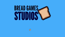 a logo for bread games studios with a piece of bread