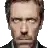 a close up of a man 's face with a beard and a serious look on his face .