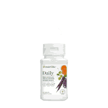 a bottle of nutrilite daily multivitamins with fruits and vegetables